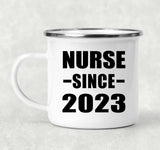 Nurse Since 2023 - 12oz Camping Mug