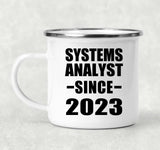 Systems Analyst Since 2023 - 12oz Camping Mug