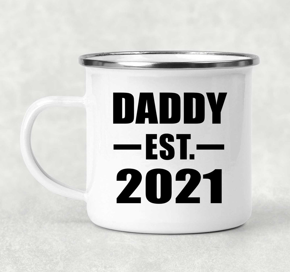 Daddy Established EST. 2021 - 12oz Camping Mug