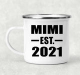 Mimi Established EST. 2021 - 12oz Camping Mug