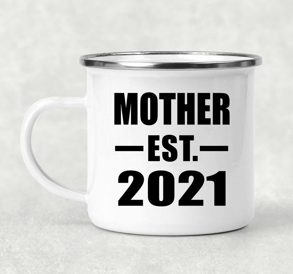 Mother Established EST. 2021 - 12oz Camping Mug