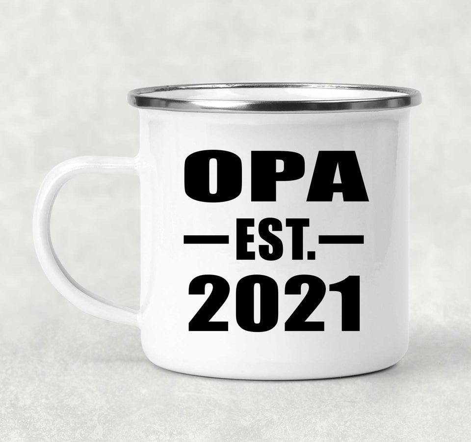 Opa Established EST. 2021 - 12oz Camping Mug