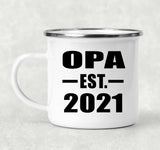 Opa Established EST. 2021 - 12oz Camping Mug