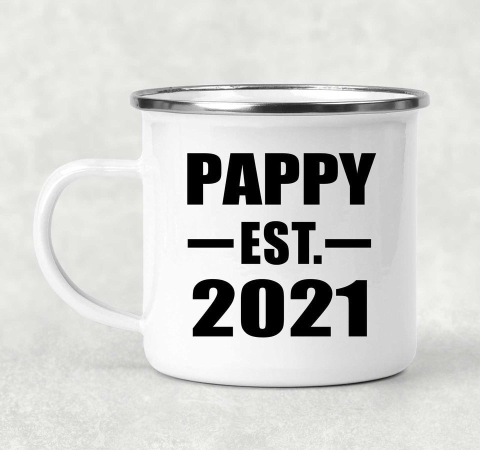 Pappy Established EST. 2021 - 12oz Camping Mug