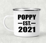 Poppy Established EST. 2021 - 12oz Camping Mug