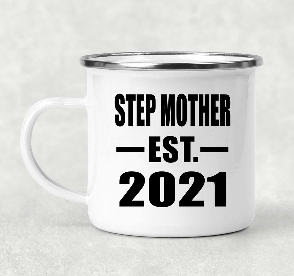 Step Mother Established EST. 2021 - 12oz Camping Mug