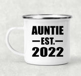 Auntie Established EST. 2022 - 12oz Camping Mug