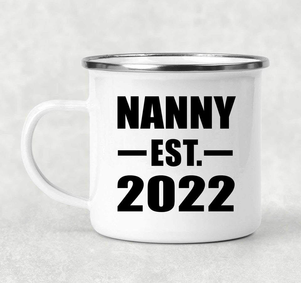 Nanny Established EST. 2022 - 12oz Camping Mug