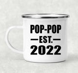 Pop-Pop Established EST. 2022 - 12oz Camping Mug