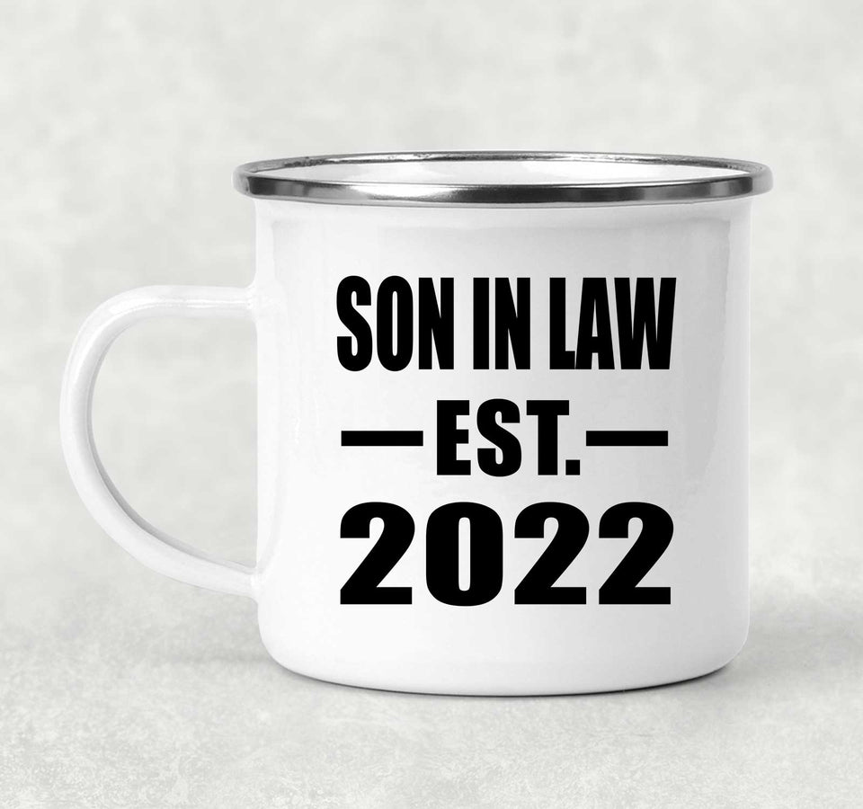 Son In Law Established EST. 2022 - 12oz Camping Mug