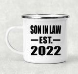 Son In Law Established EST. 2022 - 12oz Camping Mug
