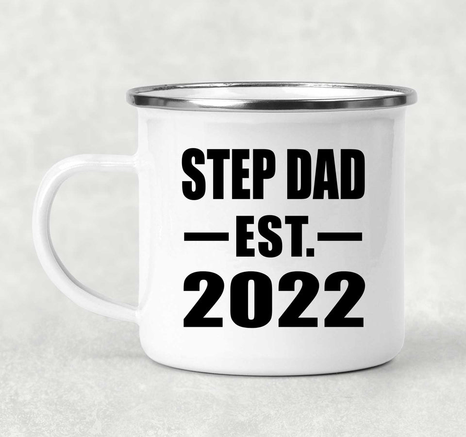 Step Dad Established EST. 2022 - 12oz Camping Mug