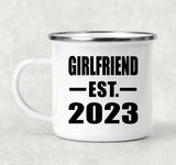 Girlfriend Established EST. 2023 - 12oz Camping Mug