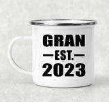 Gran Established EST. 2023 - 12oz Camping Mug