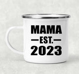 Mama Established EST. 2023 - 12oz Camping Mug