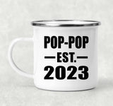 Pop-Pop Established EST. 2023 - 12oz Camping Mug