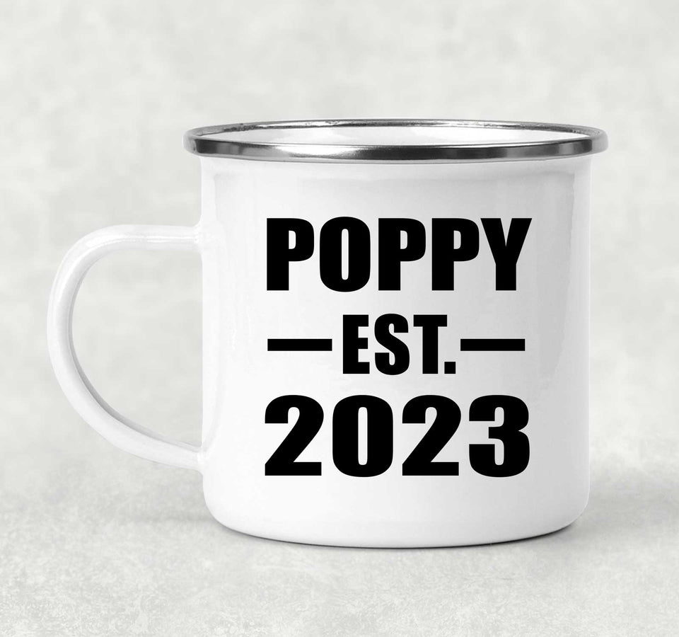 Poppy Established EST. 2023 - 12oz Camping Mug