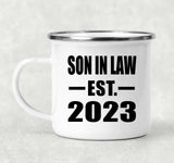 Son In Law Established EST. 2023 - 12oz Camping Mug