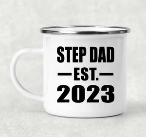 Step Dad Established EST. 2023 - 12oz Camping Mug