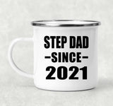 Step Dad Since 2021 - 12oz Camping Mug