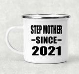 Step Mother Since 2021 - 12oz Camping Mug