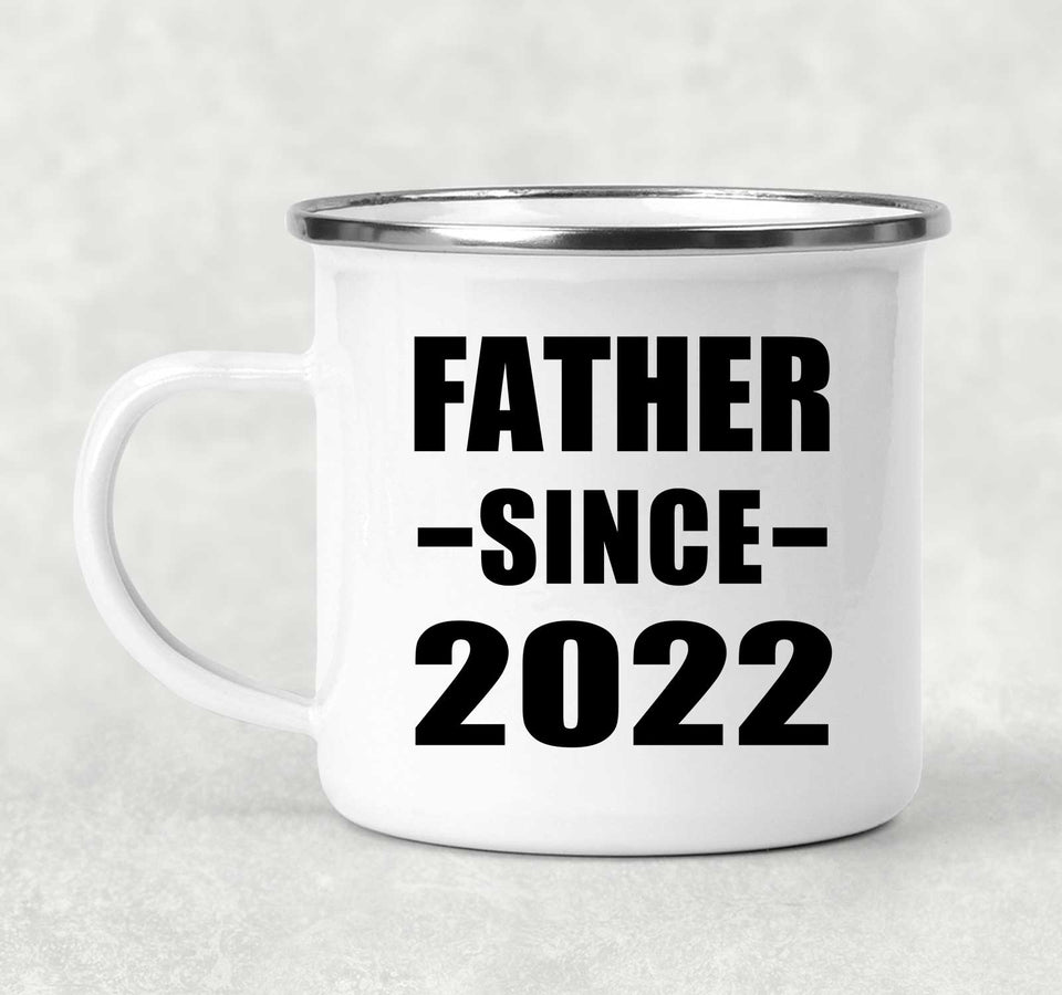 Father Since 2022 - 12oz Camping Mug