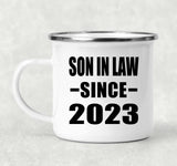 Son In Law Since 2023 - 12oz Camping Mug
