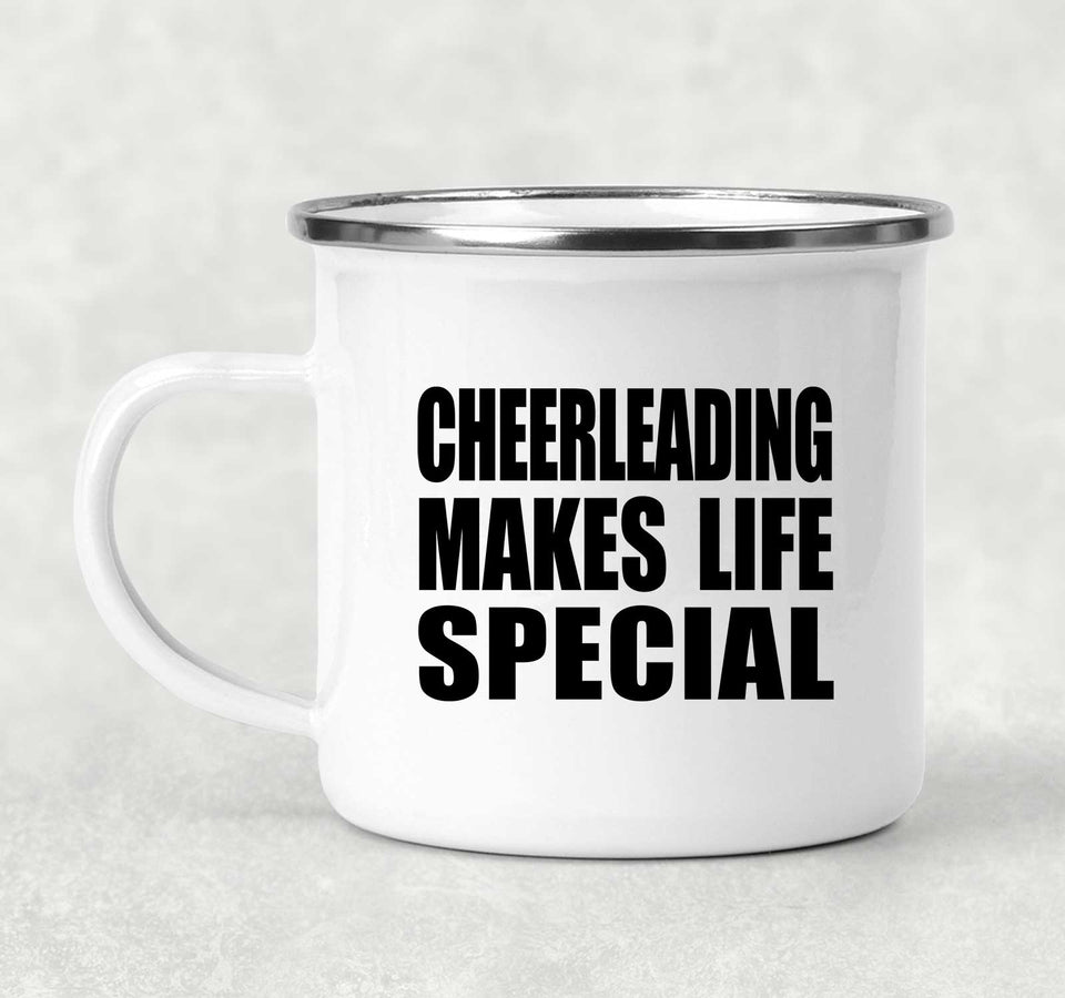Cheerleading Makes Life Special - 12oz Camping Mug