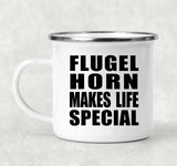 Flugel Horn Makes Life Special - 12oz Camping Mug
