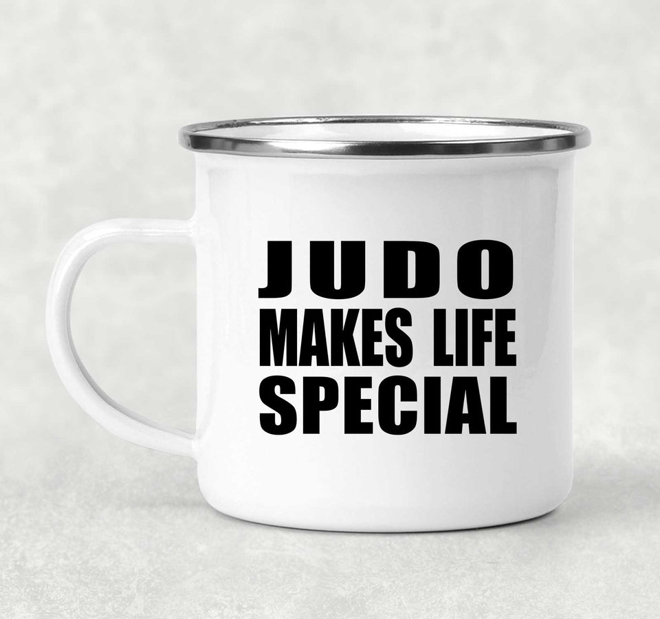 Judo Makes Life Special - 12oz Camping Mug