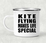 Kite Flying Makes Life Special - 12oz Camping Mug