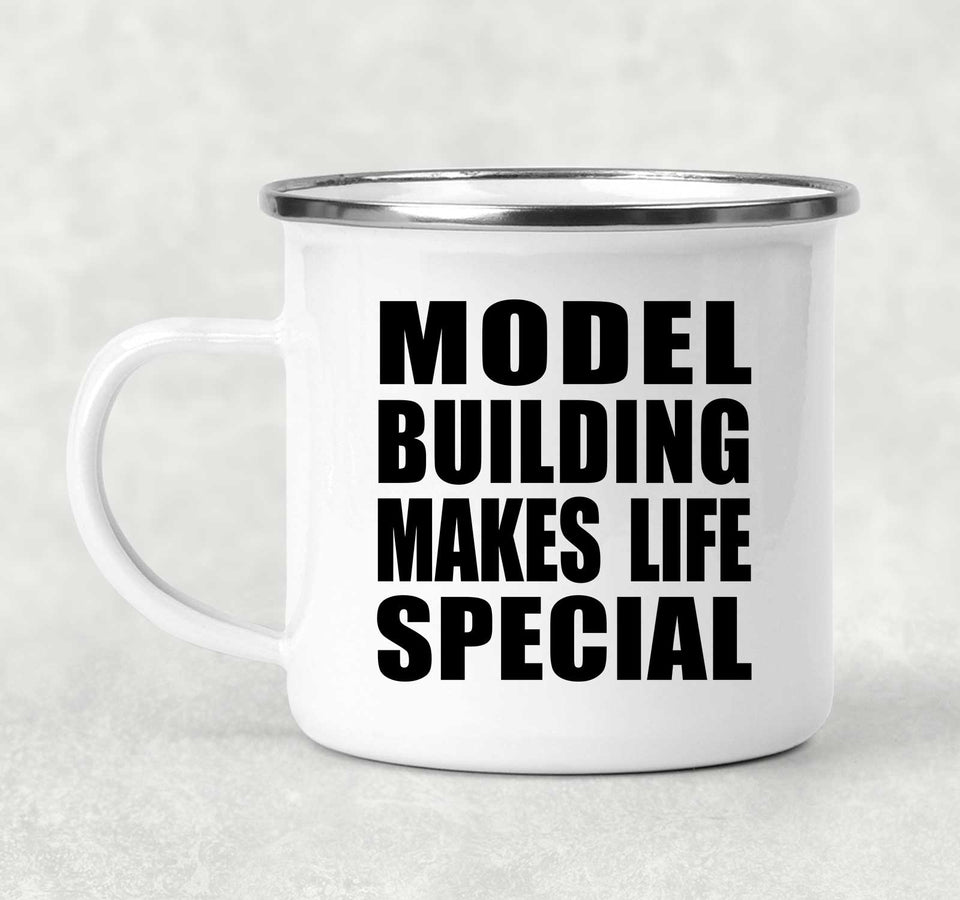 Model Building Makes Life Special - 12oz Camping Mug