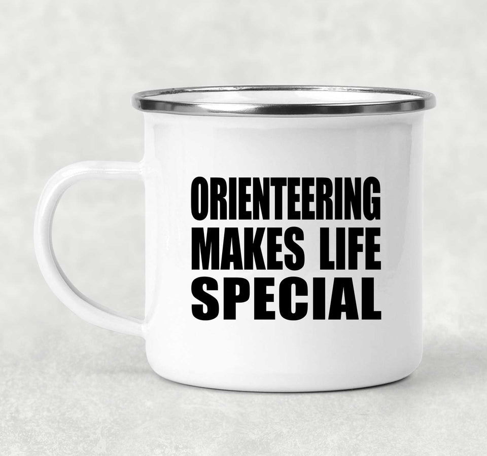 Orienteering Makes Life Special - 12oz Camping Mug