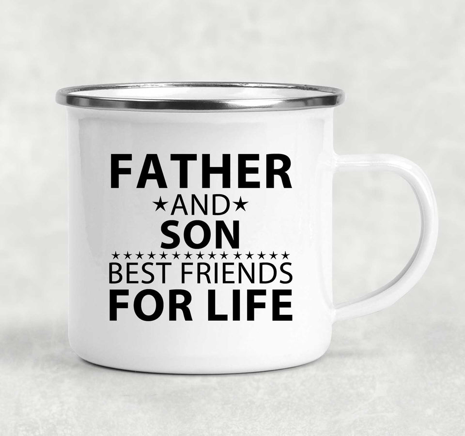 Father and Son, Best Friends For Life - 12oz Camping Mug