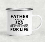 Father and Son, Best Friends For Life - 12oz Camping Mug