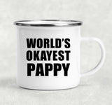 World's Okayest Pappy - 12oz Camping Mug