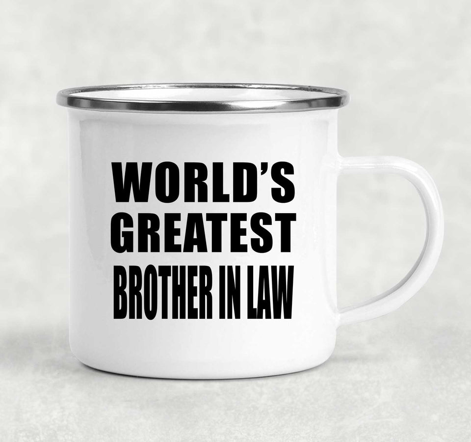 World's Greatest Brother In Law - 12oz Camping Mug