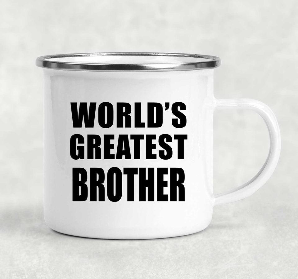 World's Greatest Brother - 12oz Camping Mug