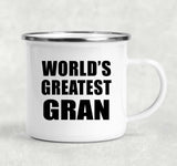World's Greatest Gran - 12oz Camping Mug