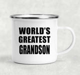 World's Greatest Grandson - 12oz Camping Mug