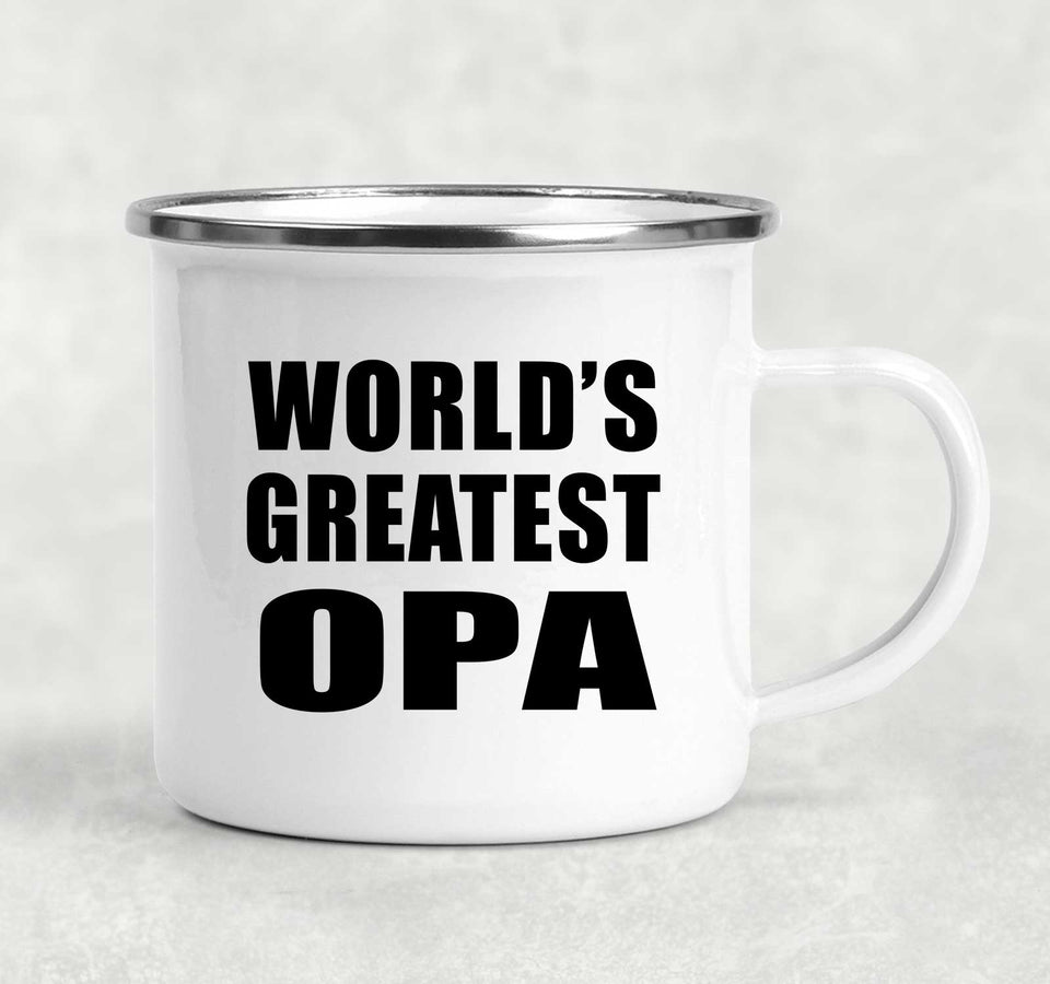 World's Greatest Opa - 12oz Camping Mug