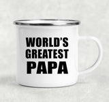 World's Greatest Papa (Grandpa) - 12oz Camping Mug