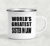 World's Greatest Sister In Law - 12oz Camping Mug