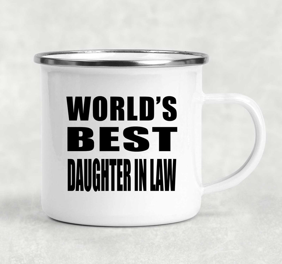 World's Best Daughter In Law - 12oz Camping Mug