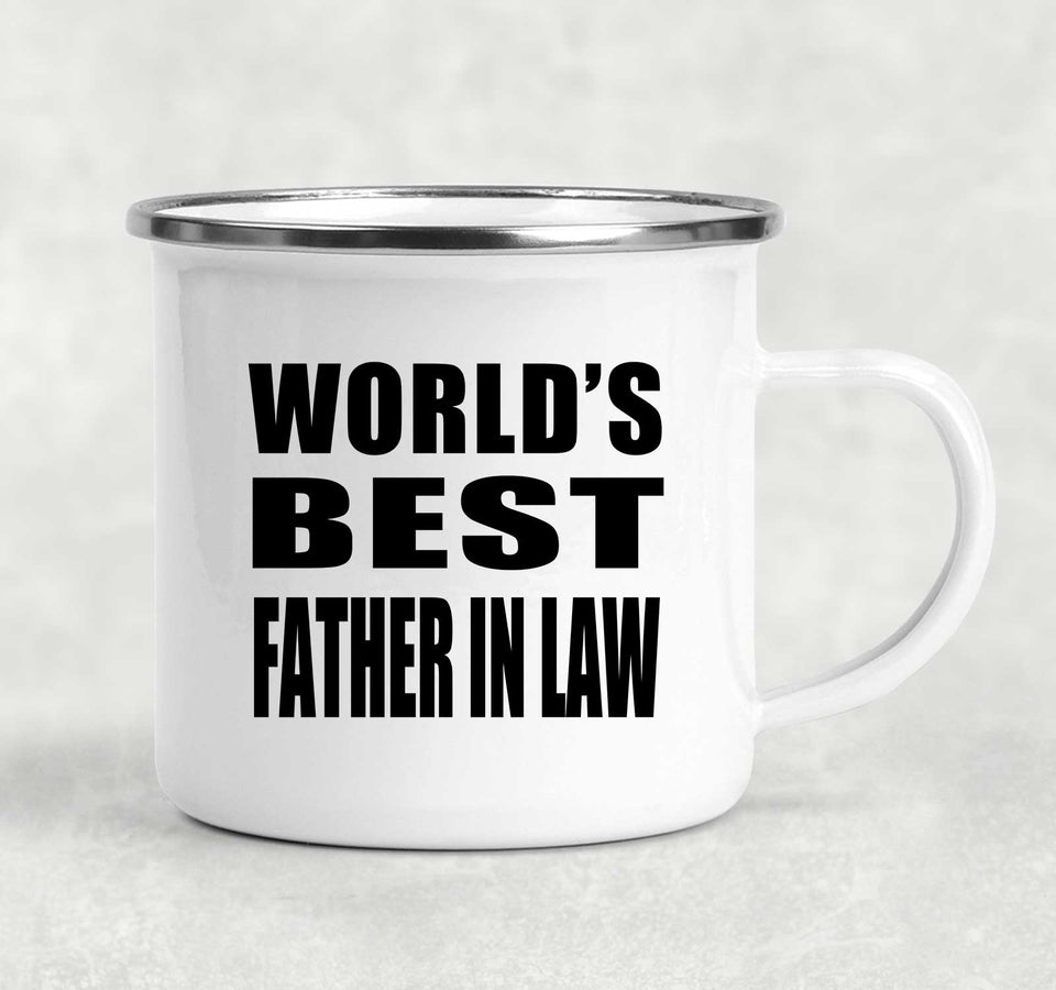 World's Best Father In Law - 12oz Camping Mug