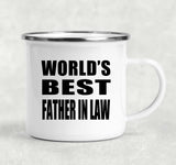 World's Best Father In Law - 12oz Camping Mug