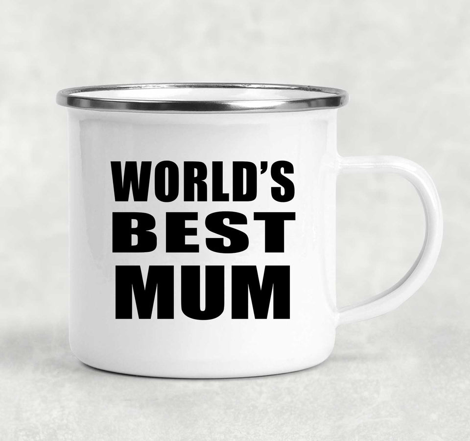 World's Best Mum - 12oz Camping Mug