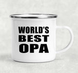 World's Best Opa - 12oz Camping Mug