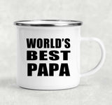 World's Best Papa (Grandpa) - 12oz Camping Mug