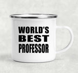 World's Best Professor - 12oz Camping Mug